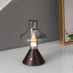 Lampe de Table Vintage Rechargeable - Charme Rétro et Fonctionnalité Pratique