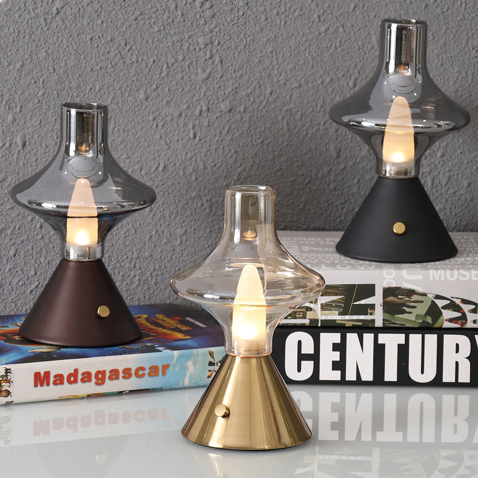 Lampe de Table Vintage Rechargeable - Charme Rétro et Fonctionnalité Pratique