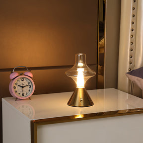 Lampe de Table Vintage Rechargeable - Charme Rétro et Fonctionnalité Pratique
