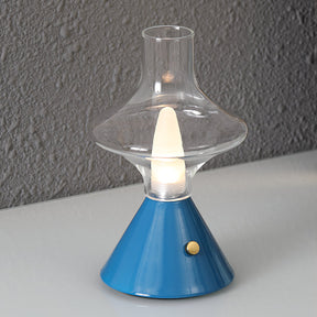 Lampe de Table Vintage Rechargeable - Charme Rétro et Fonctionnalité Pratique