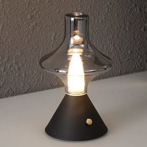 Lampe de Table Vintage Rechargeable - Charme Rétro et Fonctionnalité Pratique