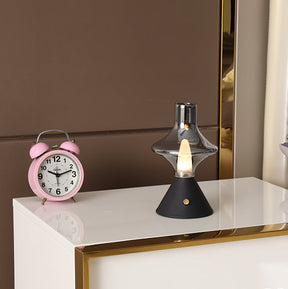 Lampe de Table Vintage Rechargeable - Charme Rétro et Fonctionnalité Pratique