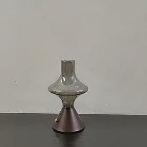Lampe de Table Vintage Rechargeable - Charme Rétro et Fonctionnalité Pratique