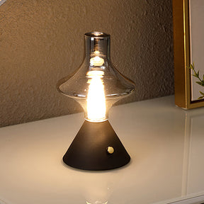 Lampe de Table Vintage Rechargeable - Charme Rétro et Fonctionnalité Pratique