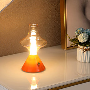 Lampe de Table Vintage Rechargeable - Charme Rétro et Fonctionnalité Pratique