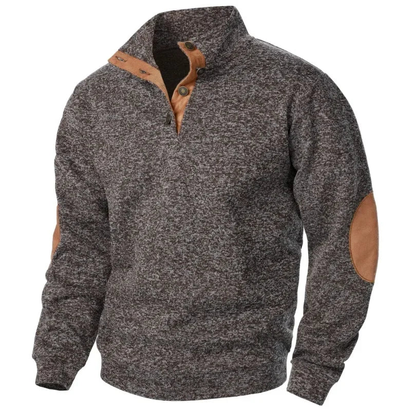 Pull Col en V pour Hommes - Confort et Style pour Activités de Plein Air