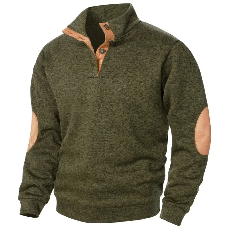 Pull Col en V pour Hommes - Confort et Style pour Activités de Plein Air