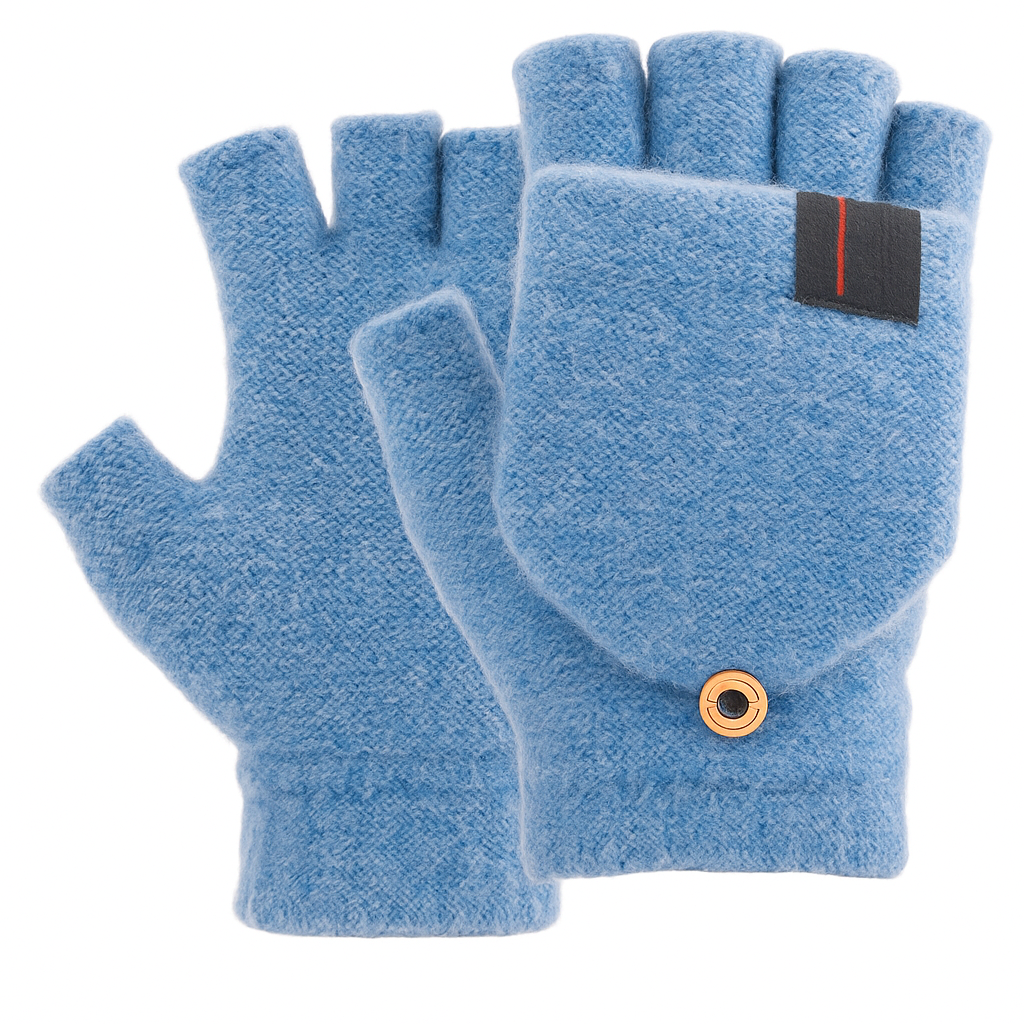 Gants Chauffants Électriques sans Doigts - Chaleur Rapide et Confortable en Hiver