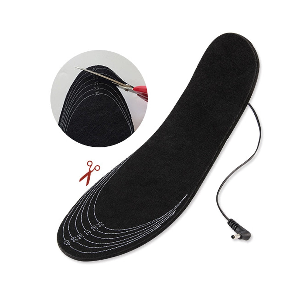 Semelles Chauffantes Rechargeables - Chaleur Confortable et Ajustement Personnalisable