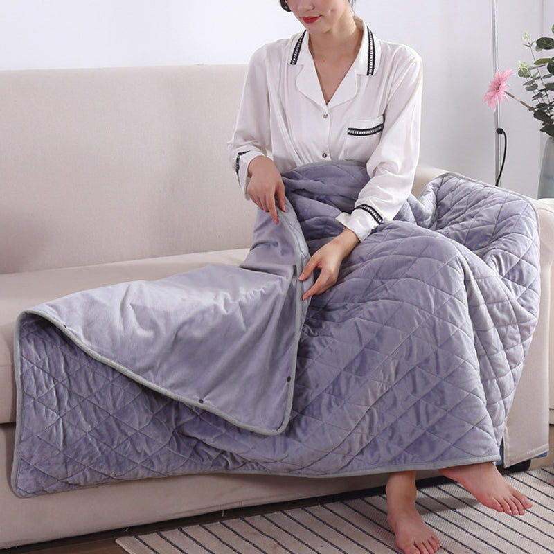 Couverture Chauffante USB - Chaleur Ajustable et Lavable en Machine