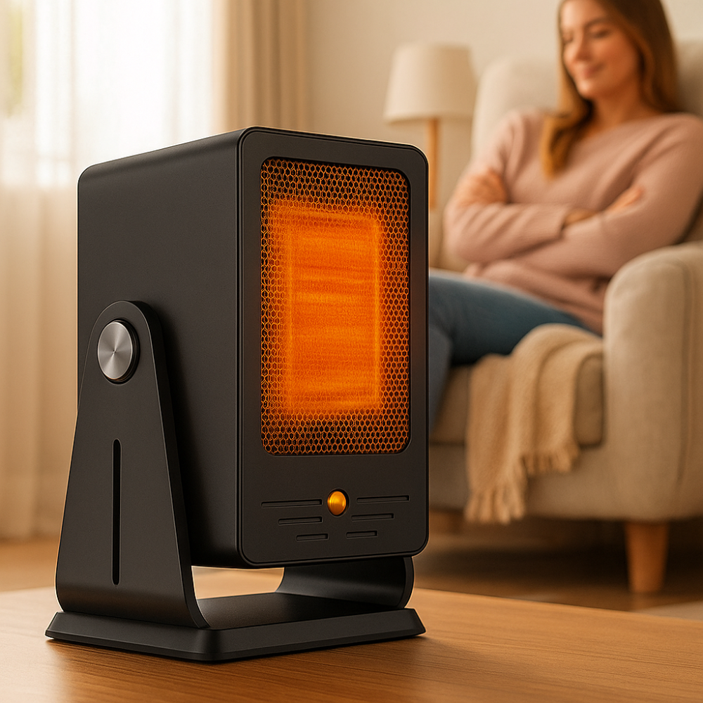 Chauffage d'Espace Électrique Portable - Chaleur Rapide et Confortable à Domicile