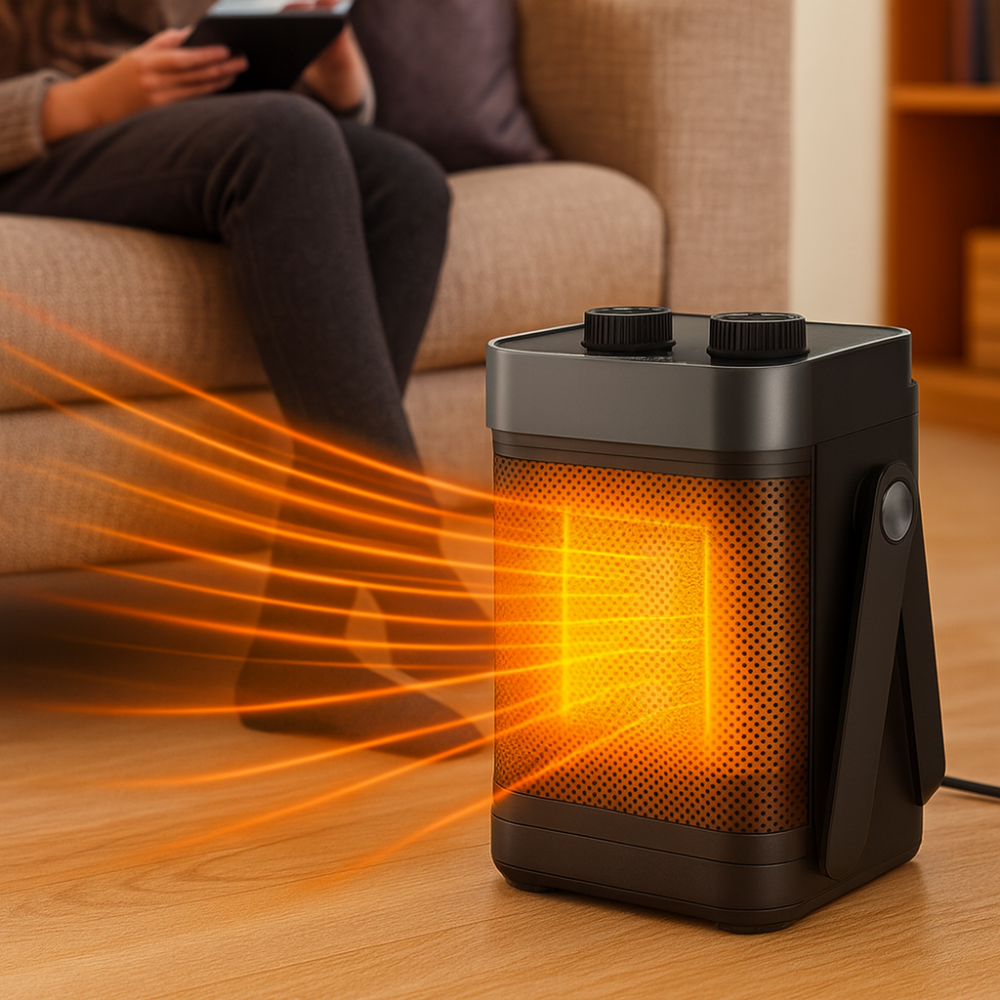 Chauffage d'Espace Électrique Portable - Chaleur Rapide et Confortable à Domicile