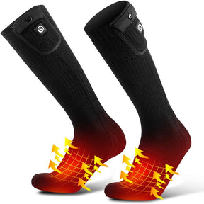 Chaussettes Chauffantes Rechargeables - Confort et Chaleur pour Activités d'Hiver