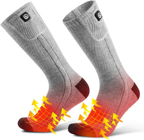 Chaussettes Chauffantes Rechargeables - Confort et Chaleur pour Activités d'Hiver