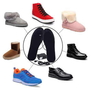 Semelles Chauffantes USB pour Pieds Froids - Confort et Chaleur Idéaux en Toute Situation