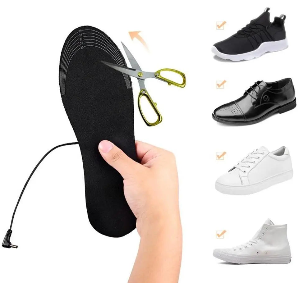 Semelles Chauffantes USB pour Pieds Froids - Confort et Chaleur Idéaux en Toute Situation