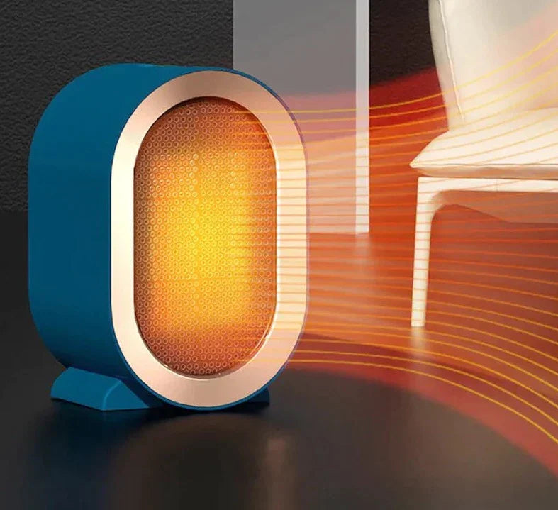 Chauffage Électrique à Ventilateur - Chaleur Rapide et Silencieuse pour Bureau