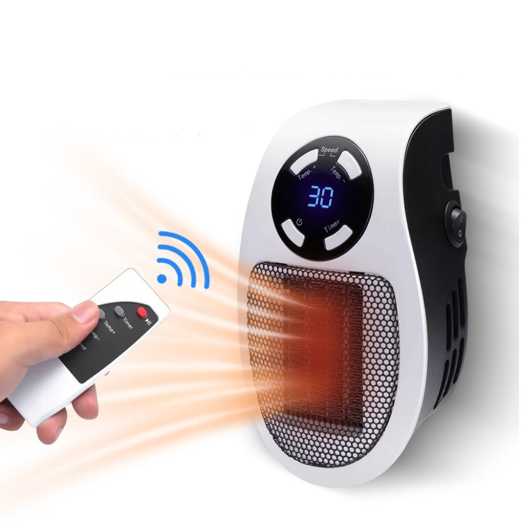 Chauffage Électrique Portable Compact - Chaleur Rapide et Silencieuse pour Petits Espaces
