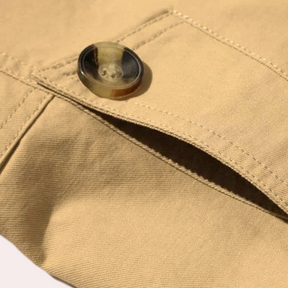 Manteau Trench pour Hommes - Élégance Classique et Confort Automnal