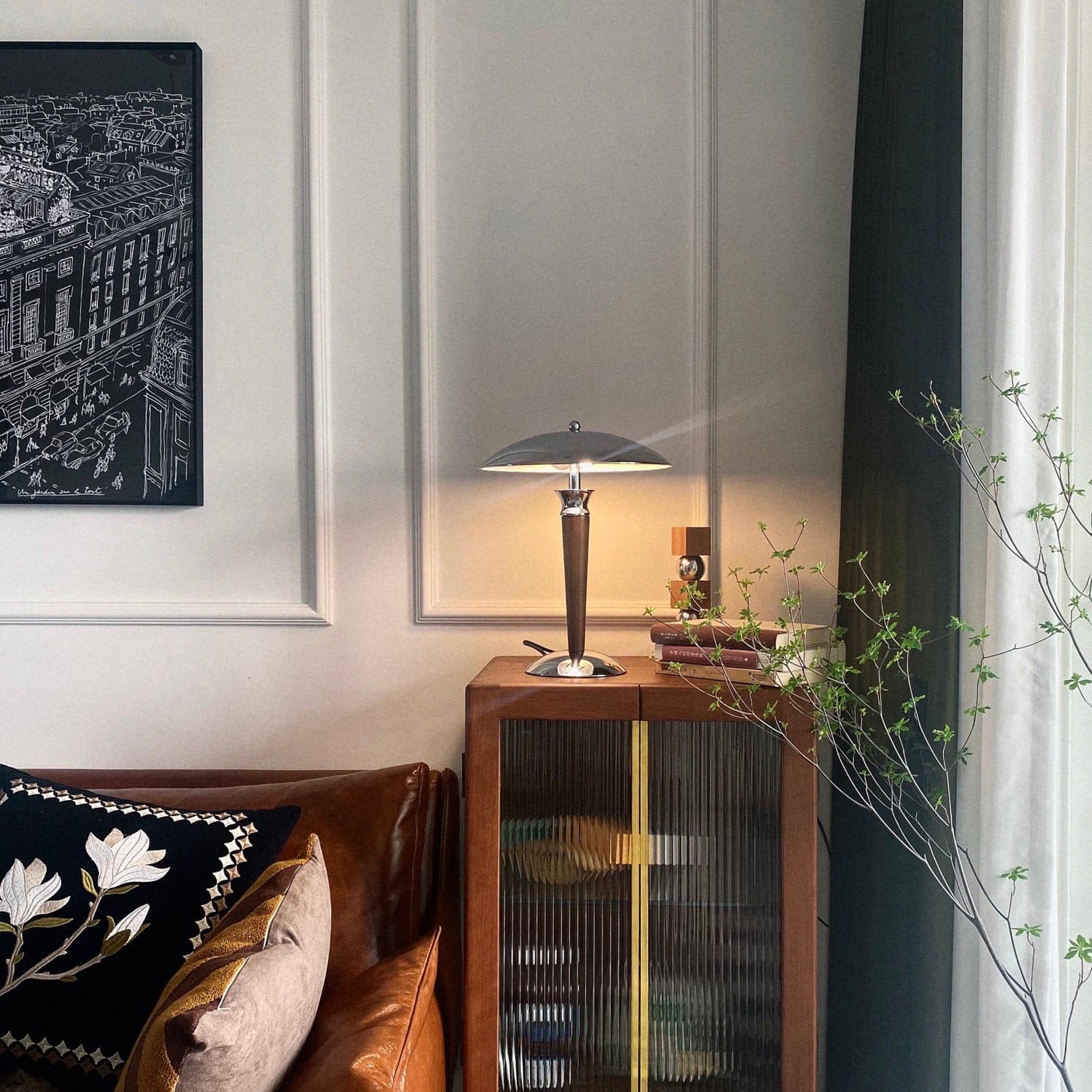 Lampe de Table Scandinave Pastel - Design Élégant et Atmosphère Cosy