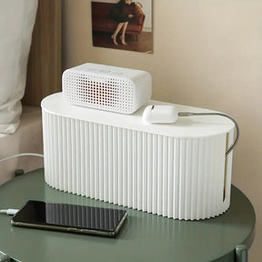 Organisateur de Câbles Élégant - Rangement Pratique pour Bureau et Maison