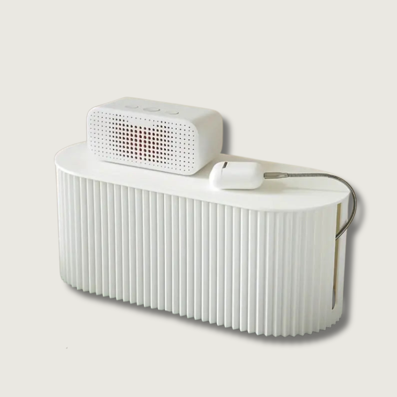 Organisateur de Câbles Élégant - Rangement Pratique pour Bureau et Maison