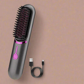 Brosse à Cheveux Sans Fil - Coiffage Rapide et Portable