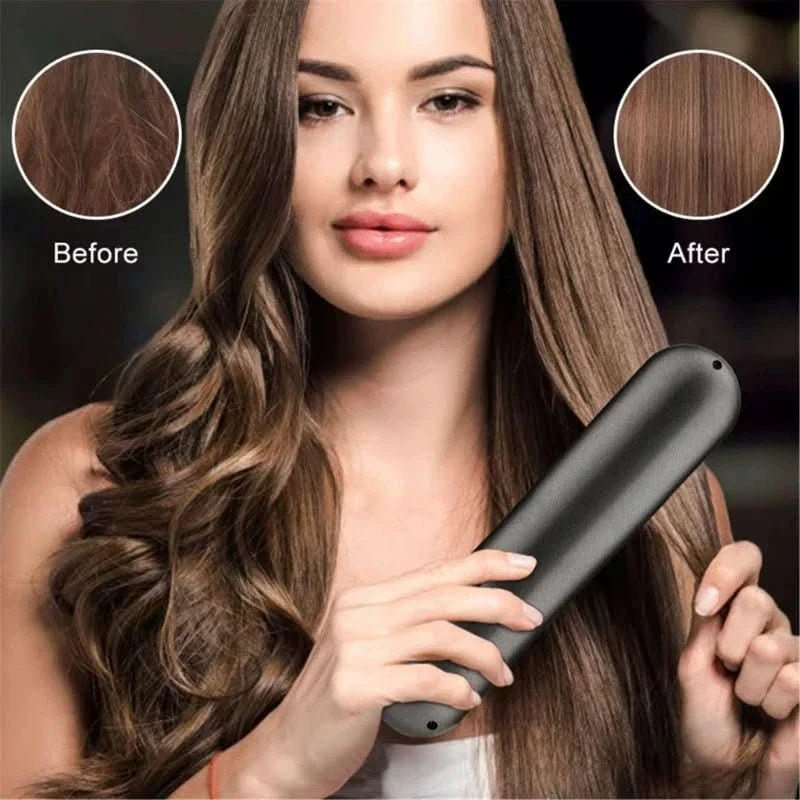 Brosse à Cheveux Sans Fil - Coiffage Rapide et Portable