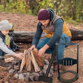 Fendeur de Bois Compact et Sûr | Préparation Facile du Bois de Chauffage
