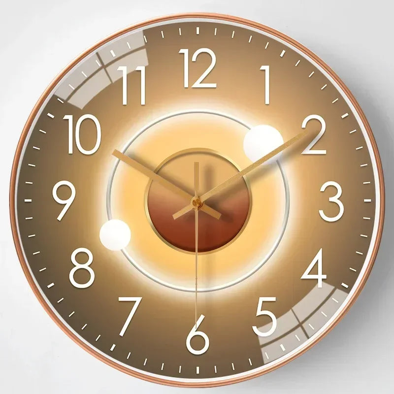 Horloge Murale Numérique Élégante - Fonctionnement Silencieux et Design Raffiné
