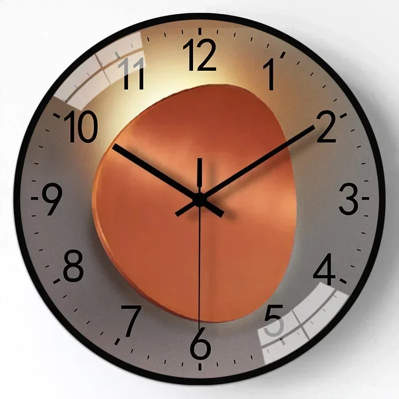 Horloge Murale Numérique Élégante - Fonctionnement Silencieux et Design Raffiné