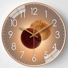 Horloge Murale Numérique Élégante - Fonctionnement Silencieux et Design Raffiné
