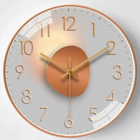 Horloge Murale Numérique Élégante - Fonctionnement Silencieux et Design Raffiné
