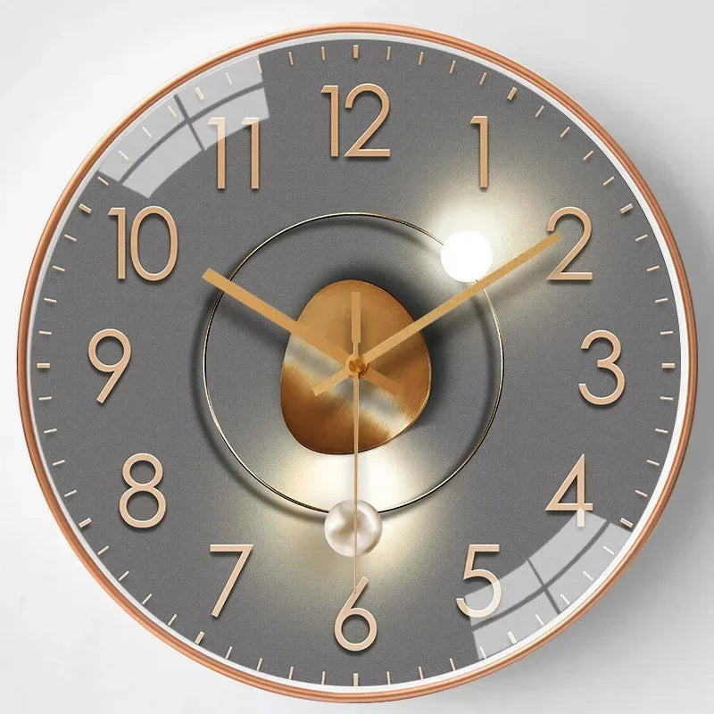Horloge Murale Numérique Élégante - Fonctionnement Silencieux et Design Raffiné