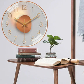 Horloge Murale Numérique Élégante - Fonctionnement Silencieux et Design Raffiné