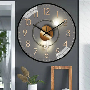 Horloge Murale Numérique Élégante - Fonctionnement Silencieux et Design Raffiné