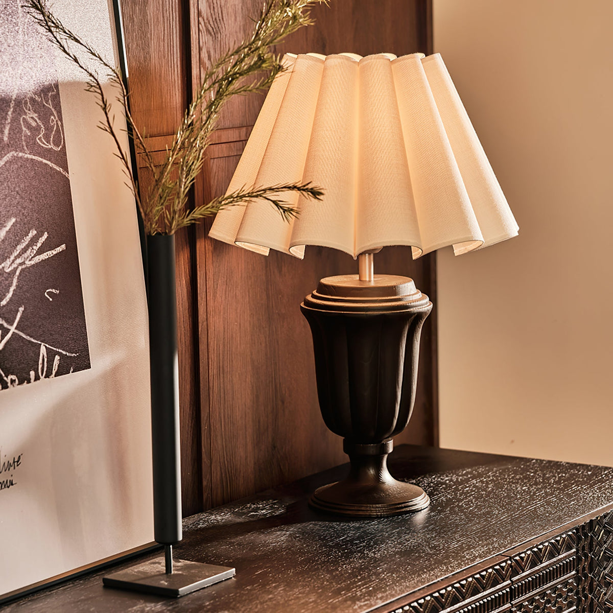 Lampe de Table Élégante en Bois - Charmante et Accueillante pour Tout Intérieur