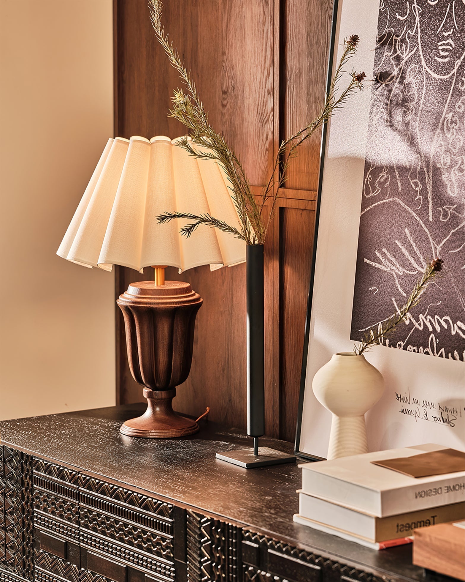 Lampe de Table Élégante en Bois - Charmante et Accueillante pour Tout Intérieur