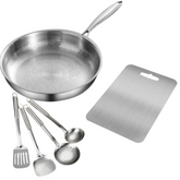 Ensemble de Casseroles en Titane - Durable et Sain, Sans PFAS
