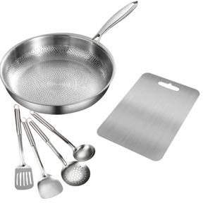 Ensemble de Casseroles en Titane - Durable et Sain, Sans PFAS