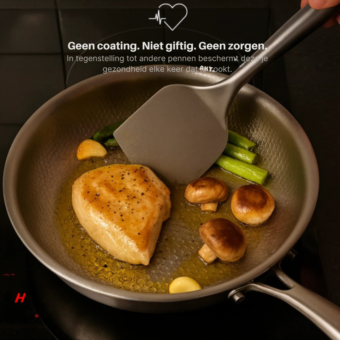 Ensemble de Casseroles en Titane - Durable et Sain, Sans PFAS