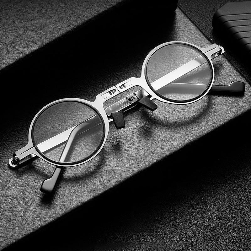 Lunettes de Lecture Pliantes en Titane - Élégance et Protection Anti-Lumière Bleue