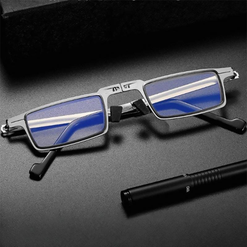 Lunettes de Lecture Pliantes en Titane - Élégance et Protection Anti-Lumière Bleue