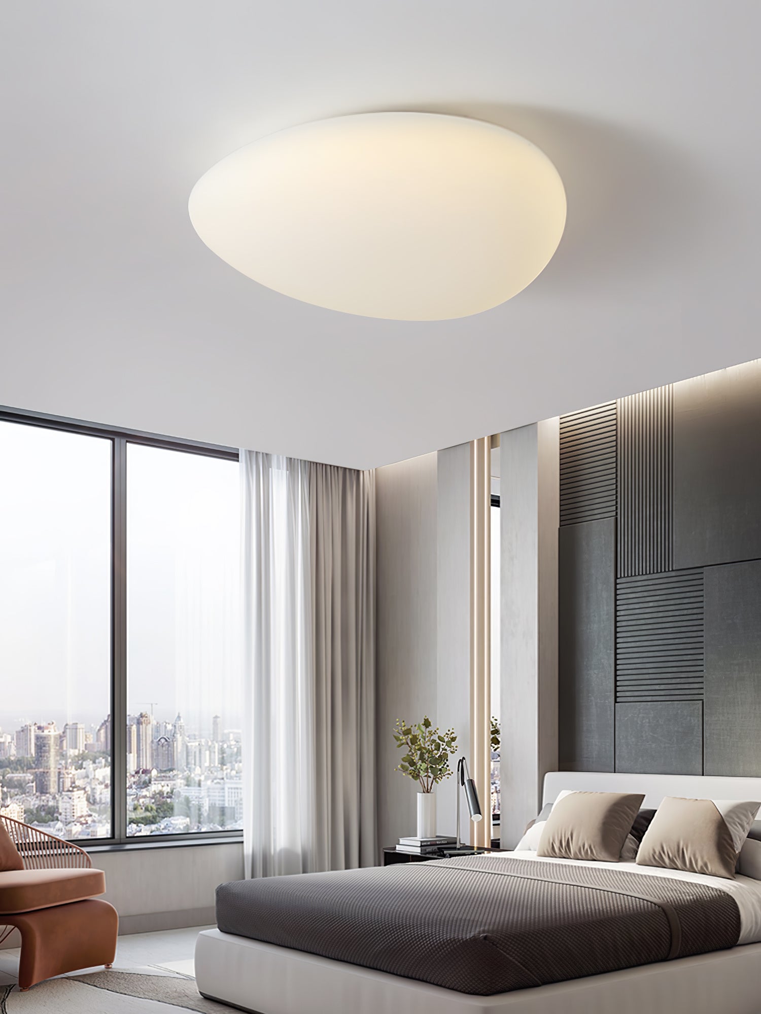 Plafonnier LED Économique et Élégant - Éclairage Durable pour Intérieur