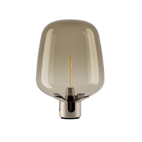 Lampe de Table en Verre - Élégante et Compacte avec Lumière LED Chaude