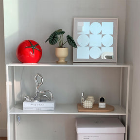 Lampe de Table en Résine Tomate - Éclairage Ludique et Ambiance Chaleureuse