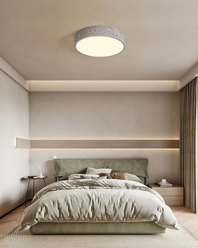 Lampe de Plafond Minimaliste - Design Brutaliste et Éclairage Doux