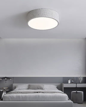 Lampe de Plafond Minimaliste - Design Brutaliste et Éclairage Doux
