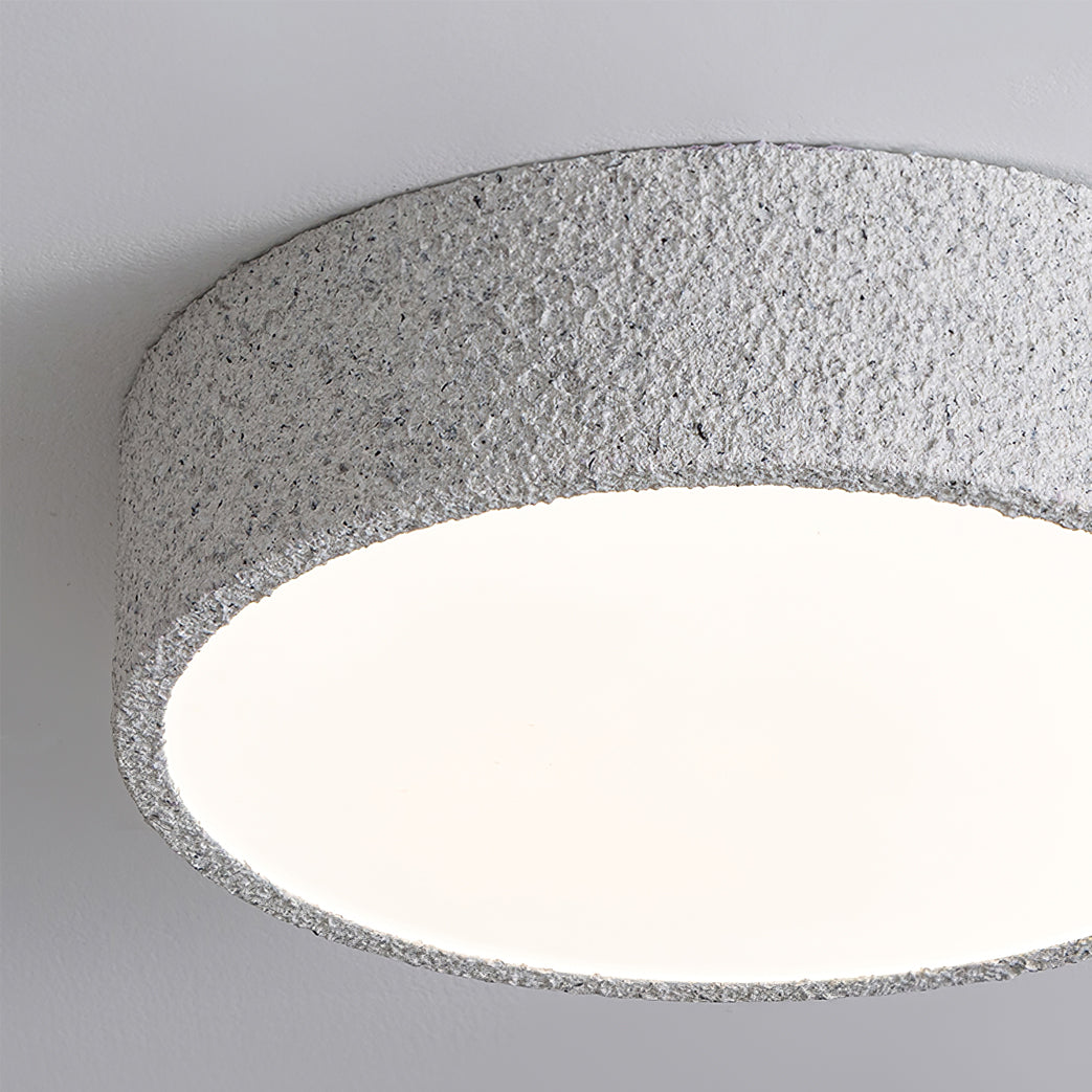 Lampe de Plafond Minimaliste - Design Brutaliste et Éclairage Doux