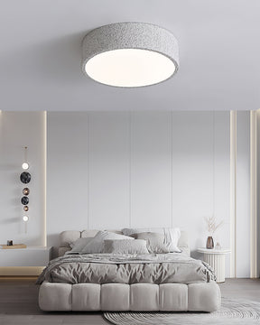 Lampe de Plafond Minimaliste - Design Brutaliste et Éclairage Doux